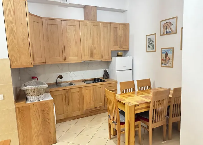 公寓 Family House & Free Parking Golem, Durres 格勒姆